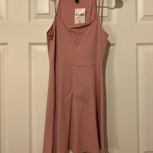 Pink spaghetti strap dress